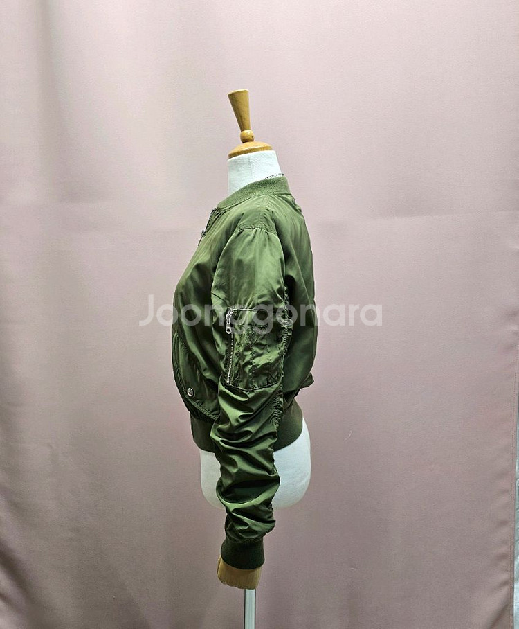 버쉬카 Bershka 셔링 항공점퍼 블루종--6