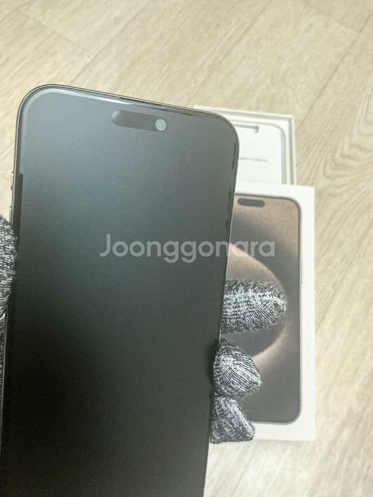 아이폰 15 PRO MAX 512gb내츄럴티타늄. 박풀--4
