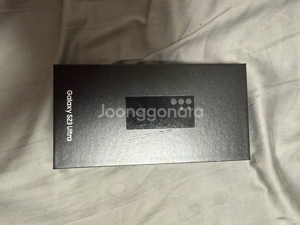 갤럭시 23u 512gb블랙 풀구성 케이스 필름포함--1