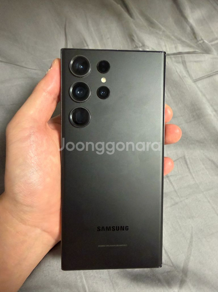 갤럭시 23u 512gb블랙 풀구성 케이스 필름포함--8
