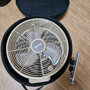 긱 히텁팬 히터 난로 동력팬 공기순환팬 탄(베이지)