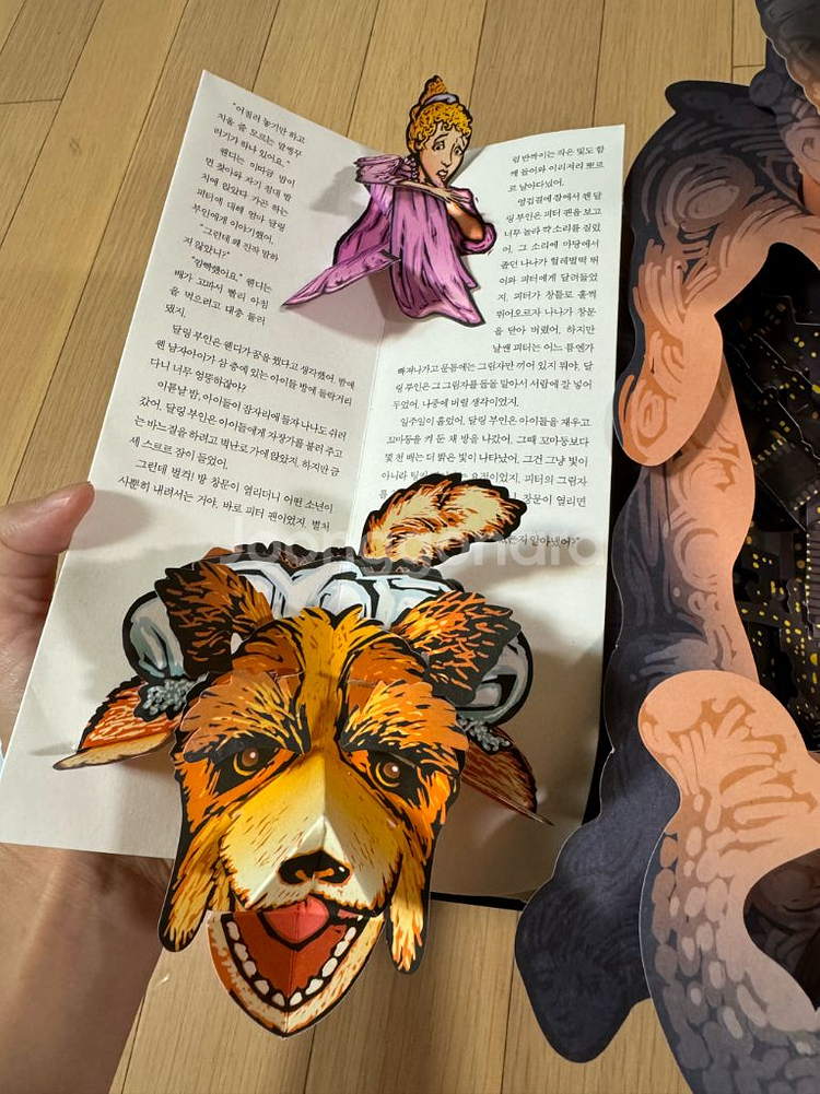 피터팬 팝업북 오디오CD포함--8