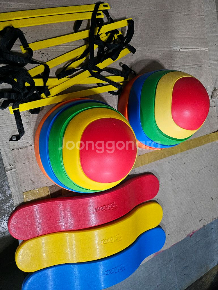 유아체육교구 일괄 허들/평균대/레인보우스톤--1