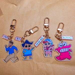 짱구 캐릭터 키링 4개입니다. 미개봉.