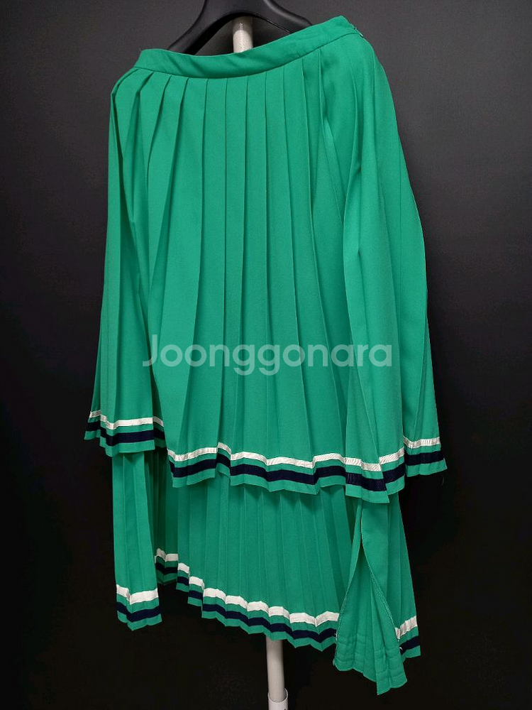 럭키슈에뜨 춘하추 캉캉 플리츠 롱 스커트 55 44--2