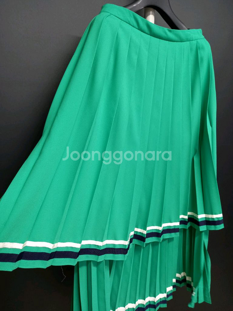 럭키슈에뜨 춘하추 캉캉 플리츠 롱 스커트 55 44--6