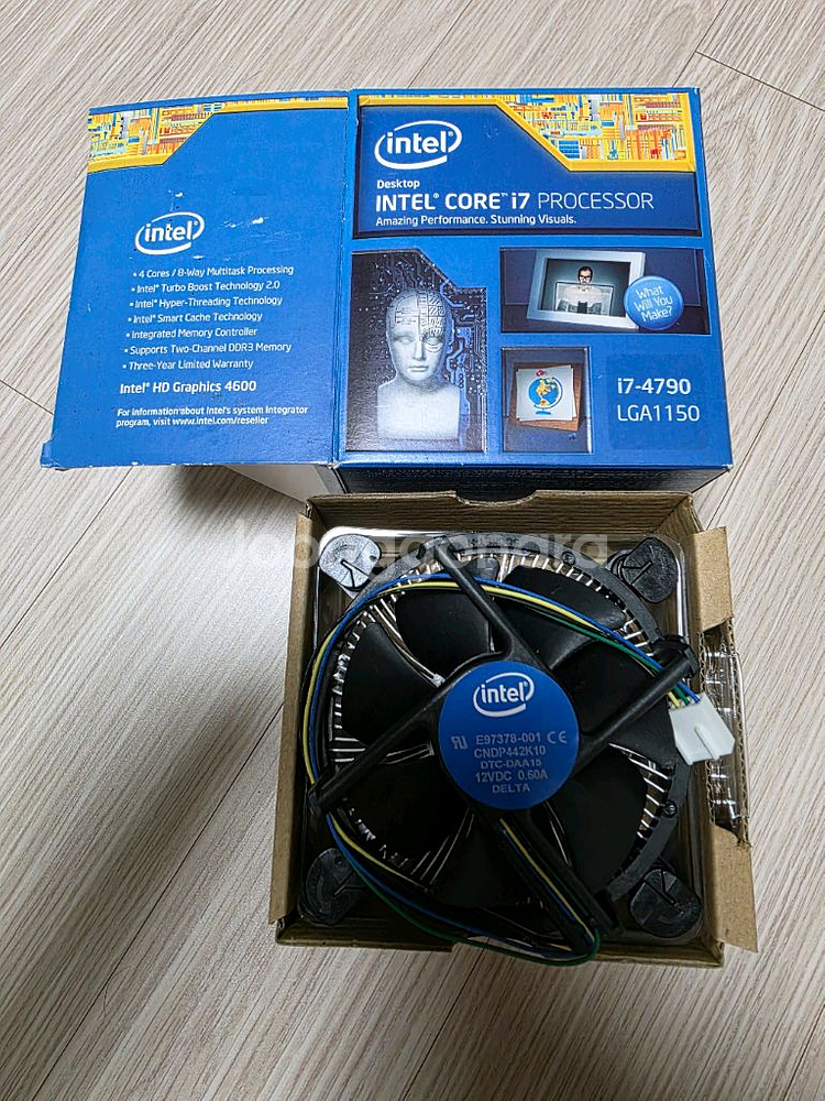인텔 i7 4790 쿨러만 판매(미개봉)/LGA1150--0