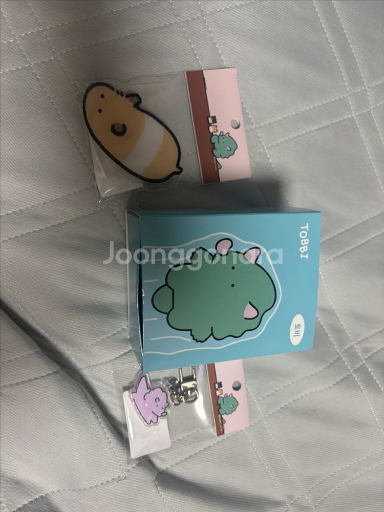 토비 굿즈 세트 (새상품) 햄스터 그립톡, 공룡 키--0