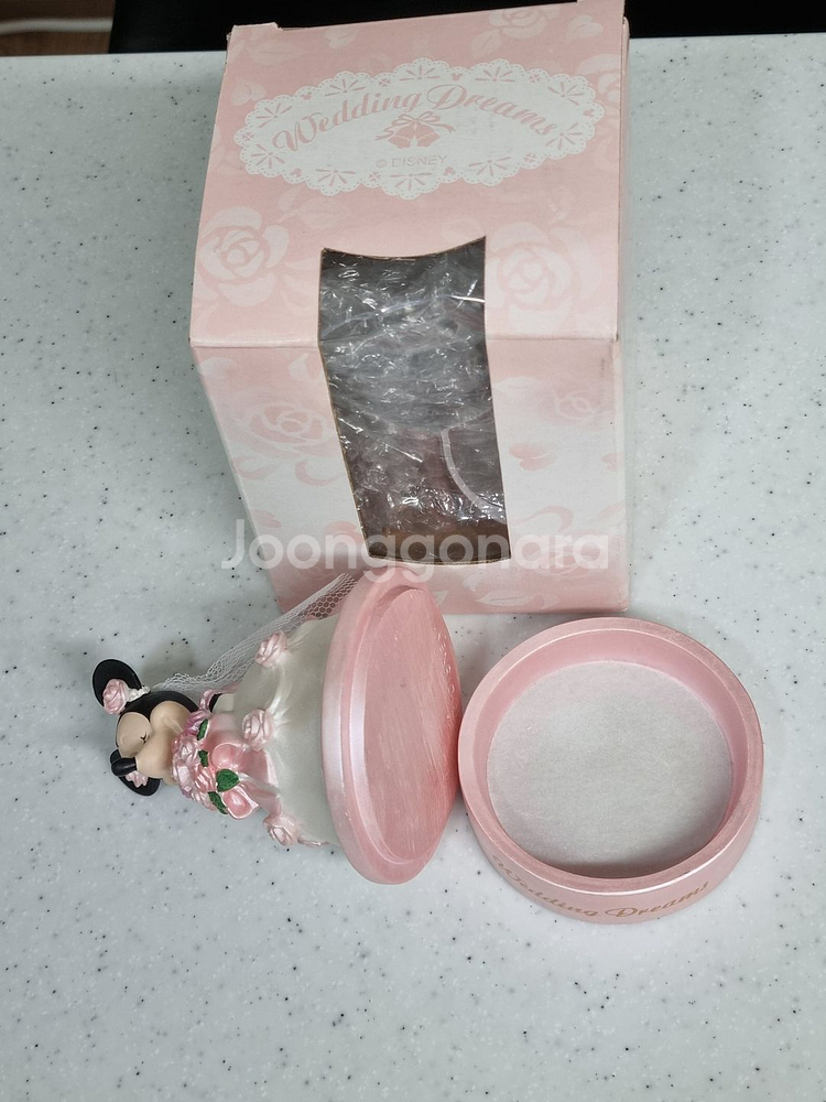 도쿄디즈니리조트 미니마우스 웨딩 피규어 악세사리함보관--1