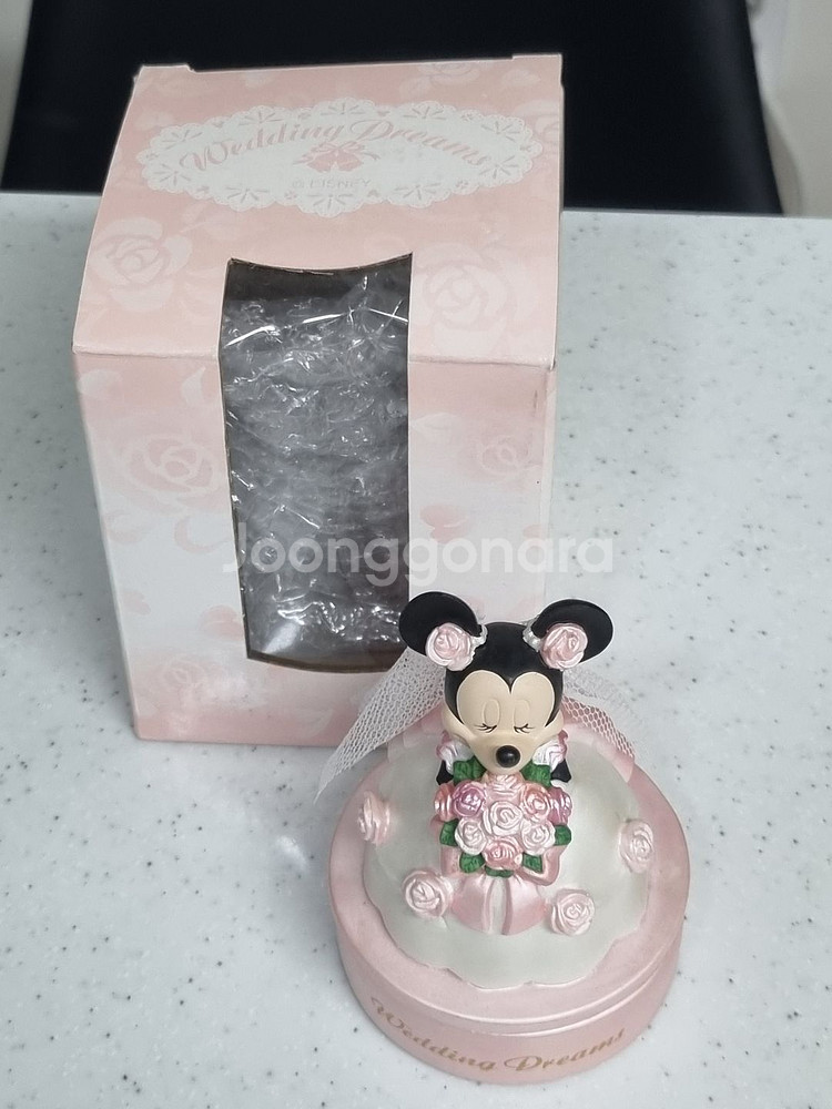 도쿄디즈니리조트 미니마우스 웨딩 피규어 악세사리함보관--0