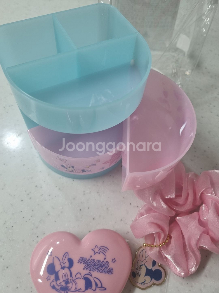 디즈니스토어 미니마우스 악세사리 헤어밴드 스크런치 거울--1