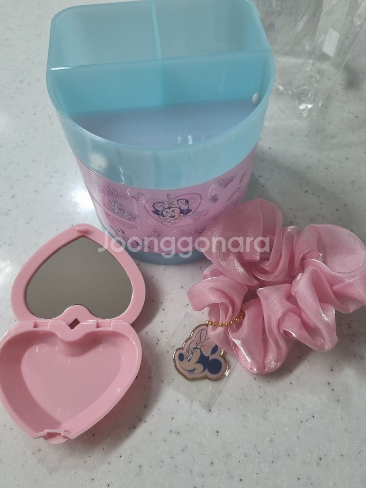 디즈니스토어 미니마우스 악세사리 헤어밴드 스크런치 거울--0