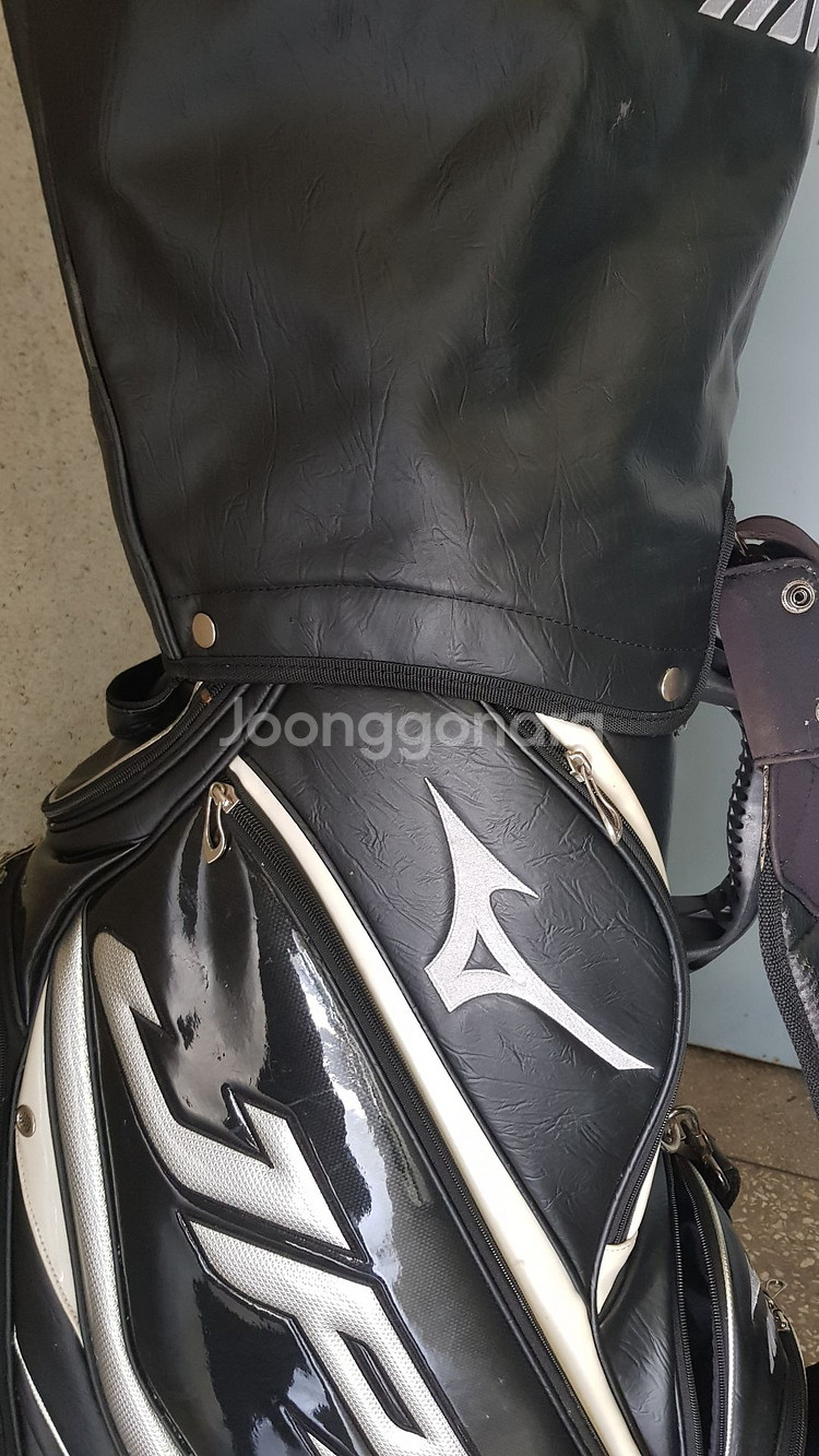 미즈노 MIZUNO JPX 골프백 검정 캐디백 팝니다--2