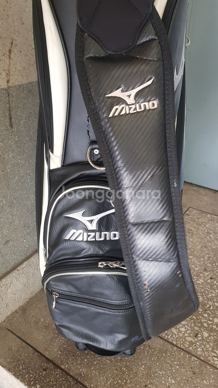 미즈노 MIZUNO JPX 골프백 검정 캐디백 팝니다--1