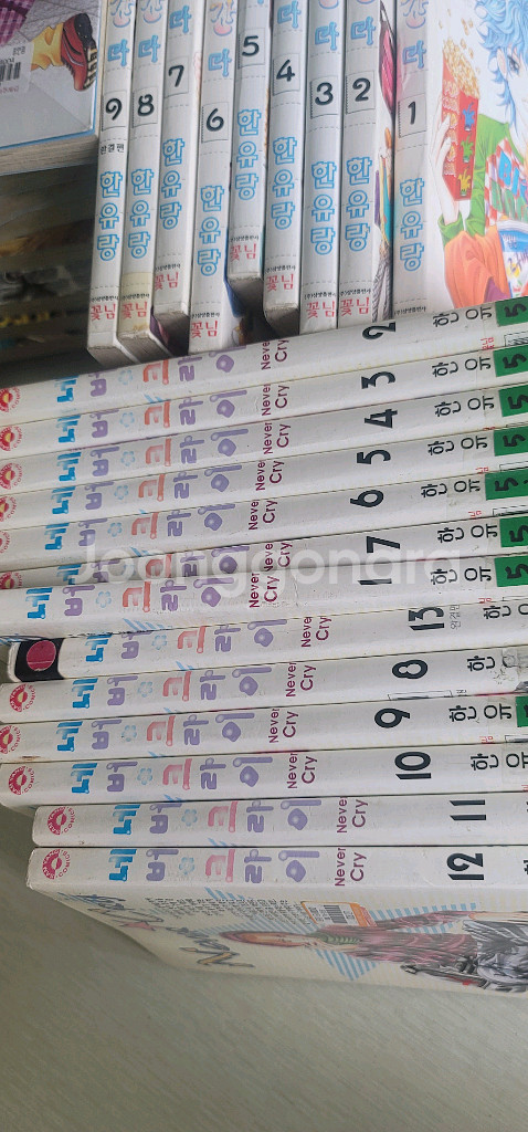 한유랑 황미리 순정만화책--1