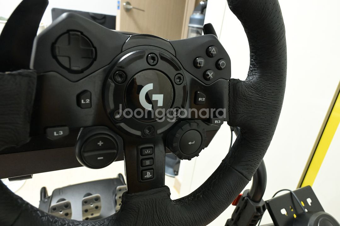 로지텍 g923 레이싱휠 번들 + GT LITE 거치대--4