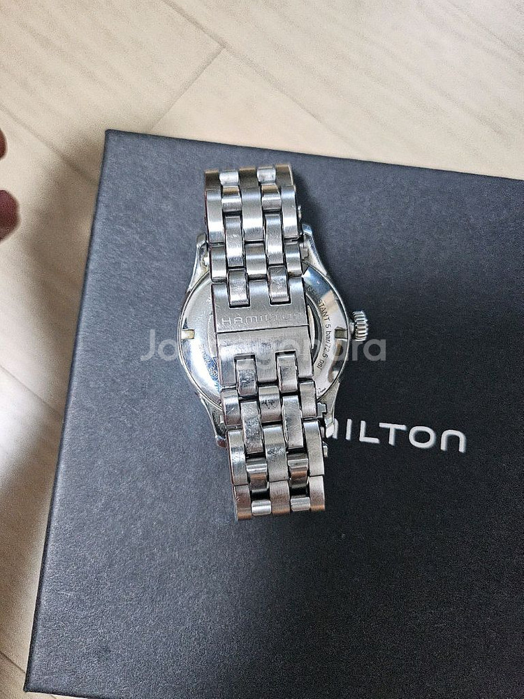 해밀턴 째즈마스터 오픈하트 청판42mm 풀세트 +시계--5
