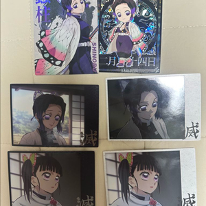 귀칼 하이라이트픽 콜렉팅 카드 시노부 프로필 샤인