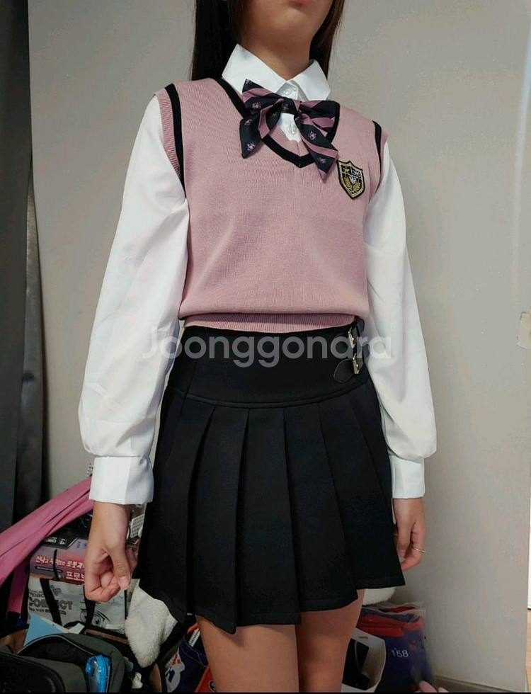 에이블리 하이틴 스쿨룩 세트 S (졸업사진용)--6