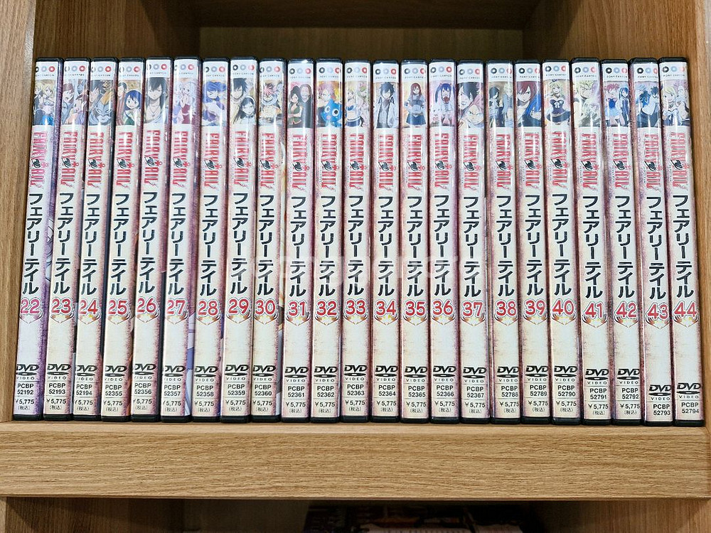 페어리테일 DVD 1-3기 전권.--1