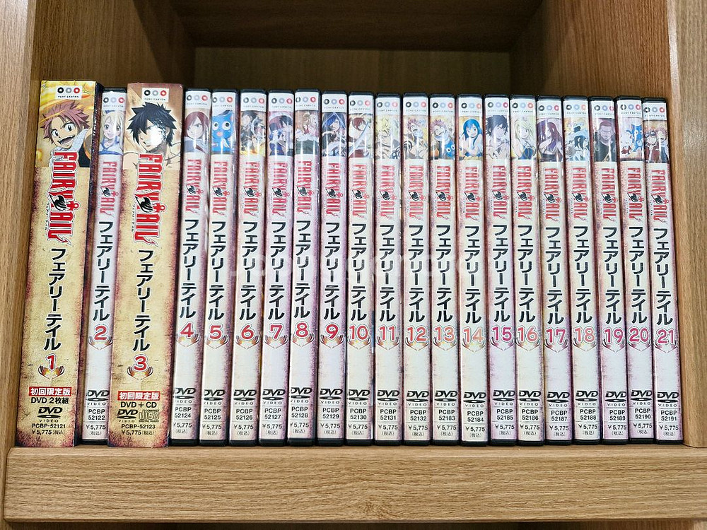페어리테일 DVD 1-3기 전권.--0