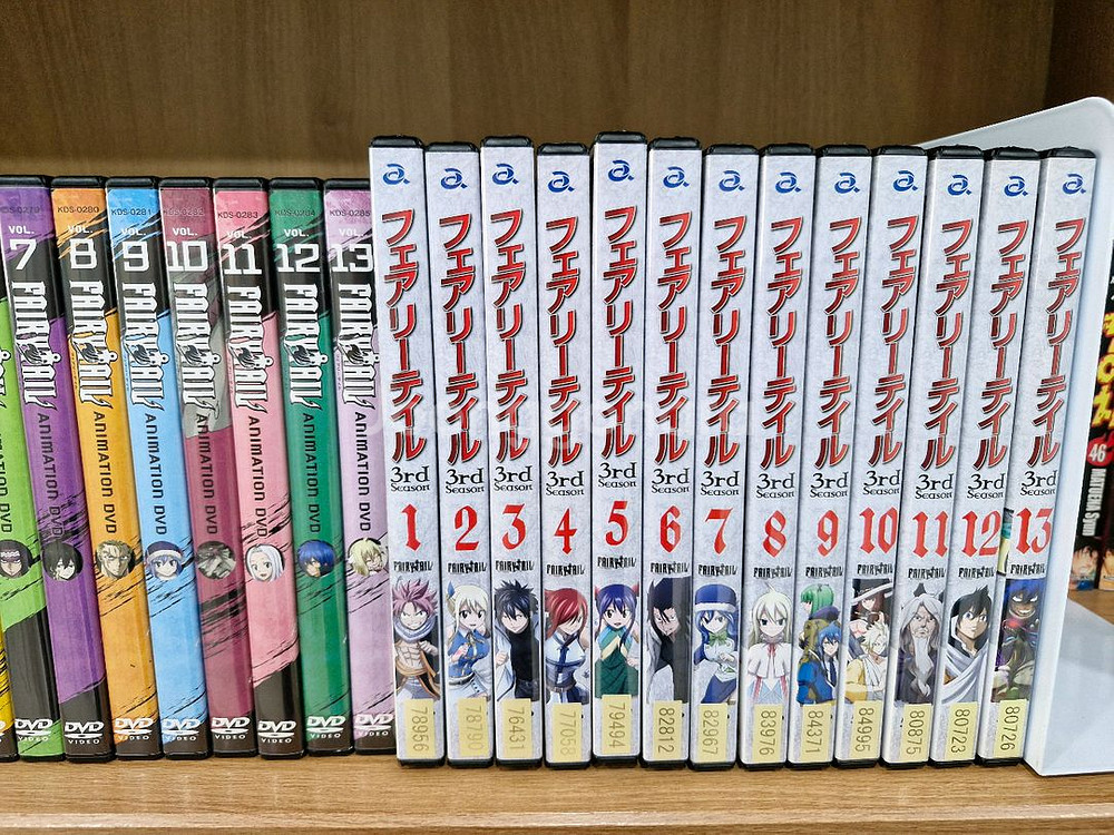 페어리테일 DVD 1-3기 전권.--3