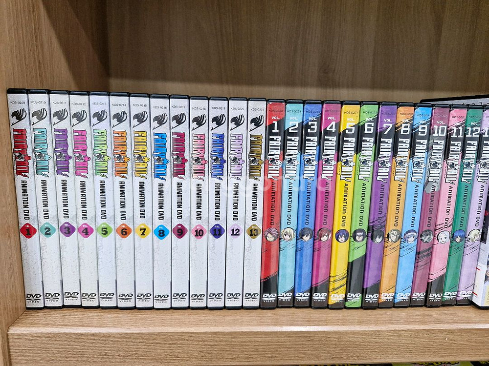 페어리테일 DVD 1-3기 전권.--2