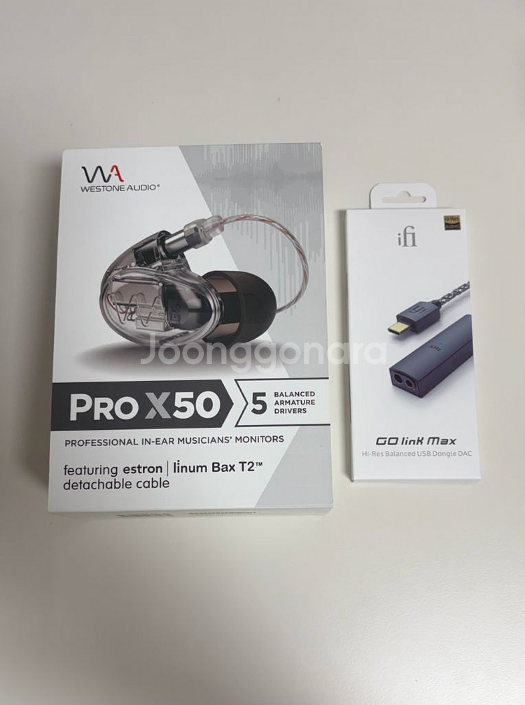 웨스톤 pro x50 + ifi go link max--0