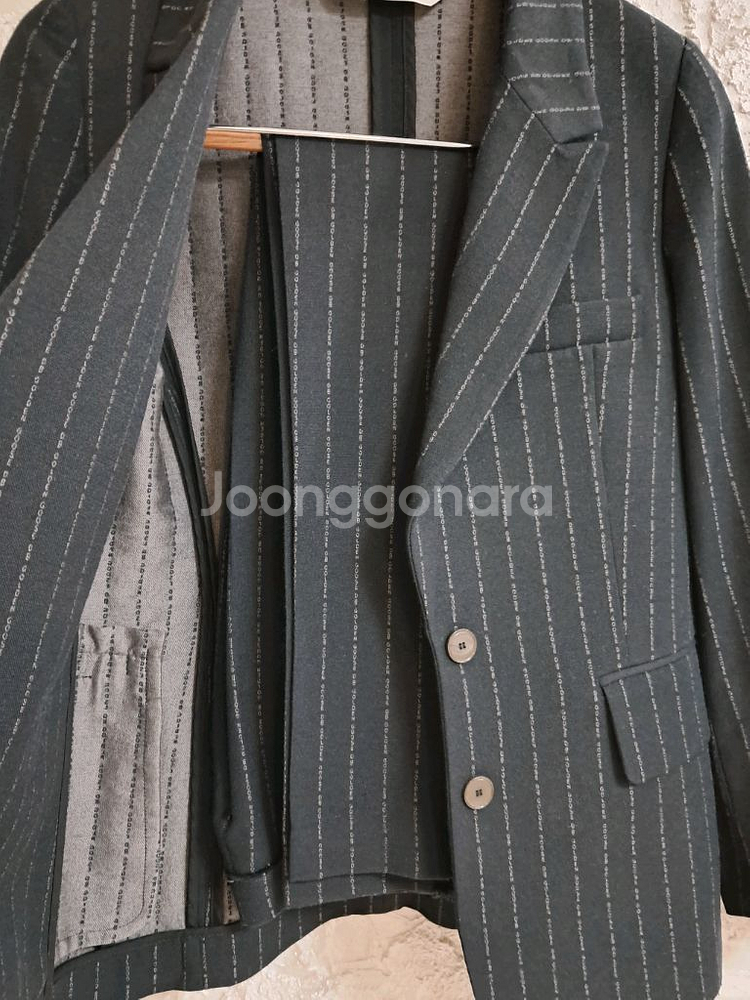 정품(44~55)이태리 골든구스 버진울훈방 정장셋업--4