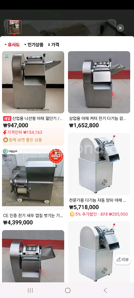 야체 절단기 양파, 마늘 슬라이스--4