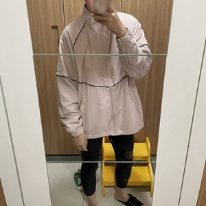 젝시믹스 오버핏 파이핑 바람막이