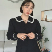 빅사이즈 하비언니 빅카라 원피스 (하객룩으로도 강추)