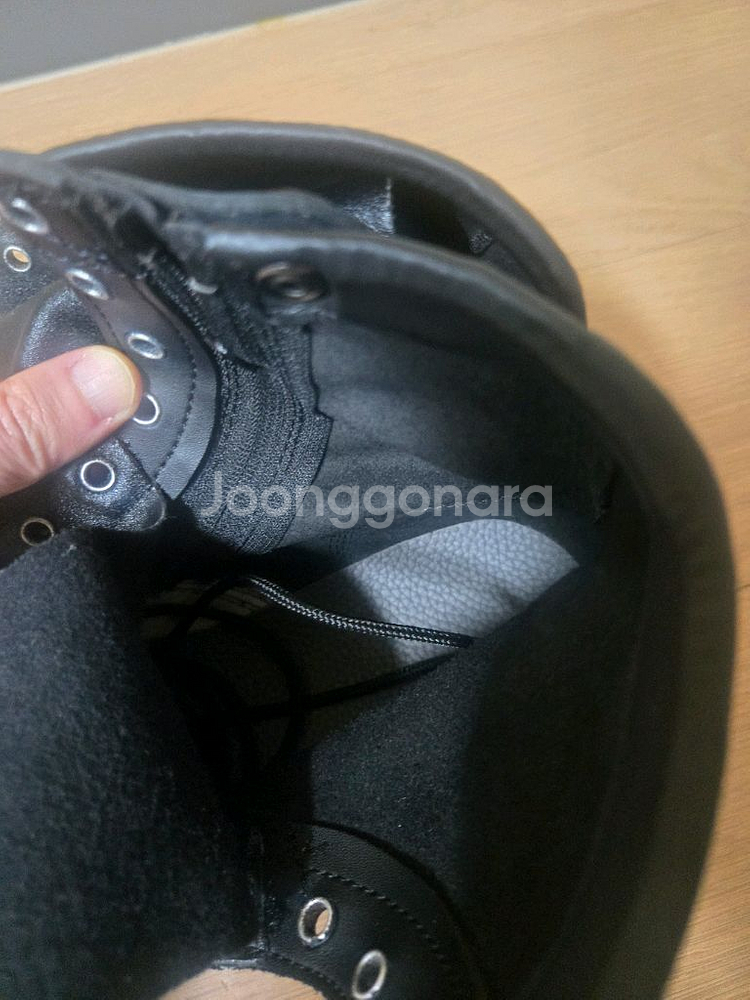 미사용 새상품 사제 전투화 260 사이즈 판매--2