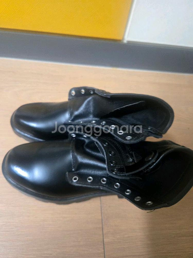 미사용 새상품 사제 전투화 260 사이즈 판매--3