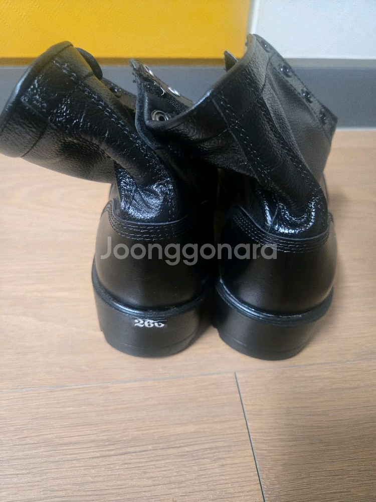 미사용 새상품 사제 전투화 260 사이즈 판매--4