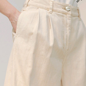 랑방 투턱 와이드 데님 팬츠 55~66