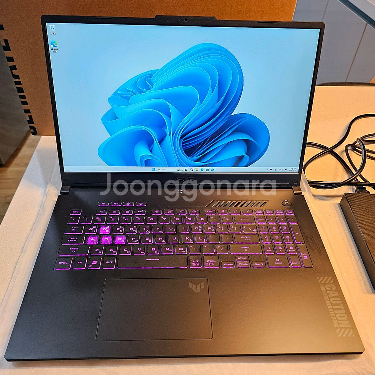 아수스 고사양노트북 17.3인치. RTX4070--3