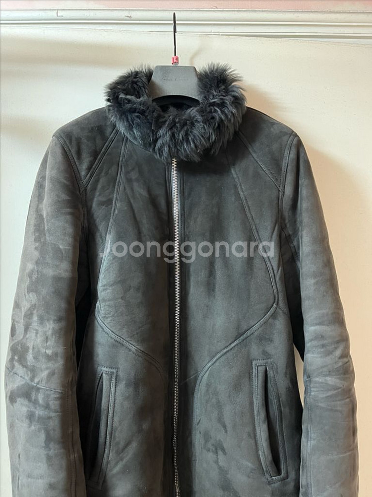 릭오웬스 intarsia high neck 퍼무스탕50--2