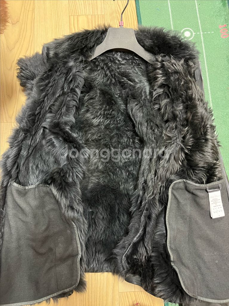 릭오웬스 intarsia high neck 퍼무스탕50--4