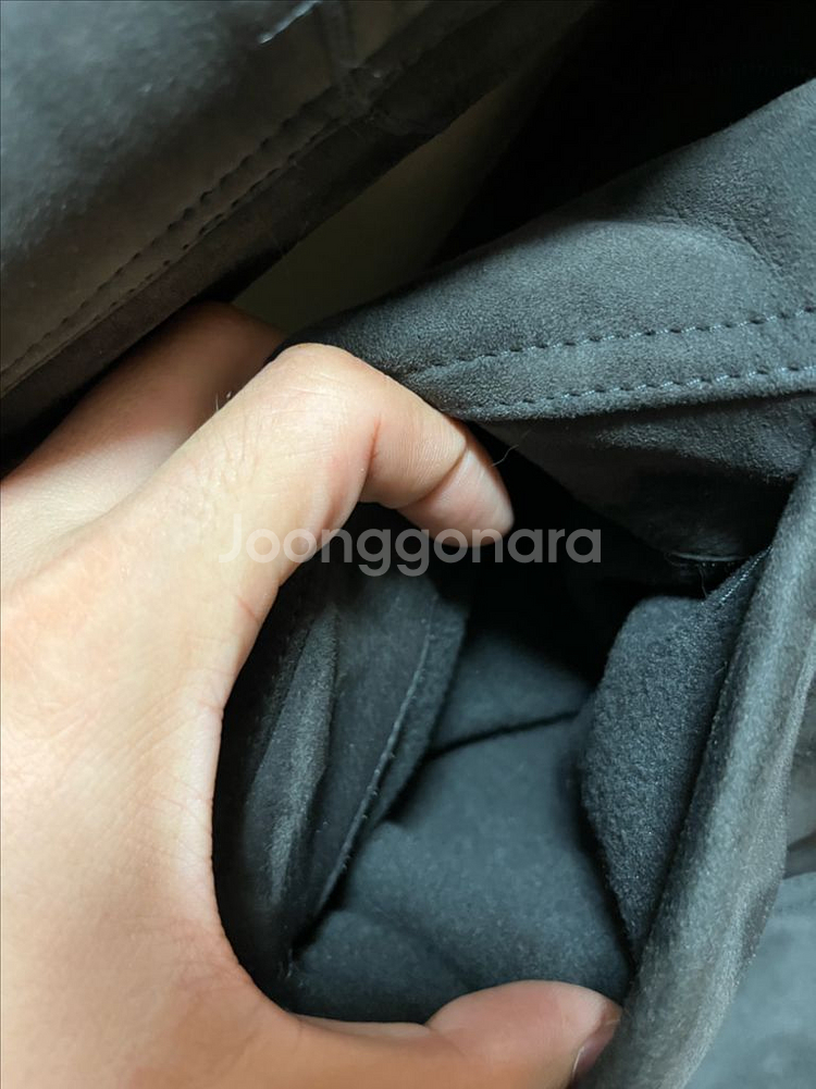 릭오웬스 intarsia high neck 퍼무스탕50--8