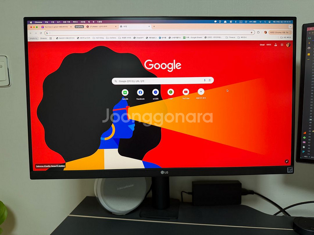 LG 27인치 4k (27un880) 팝니다--0