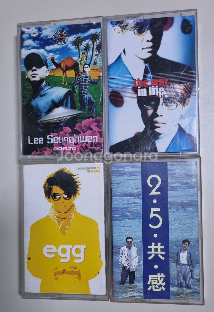 이승환 카세트테이프 일괄 1-7집 / 이오공감--3