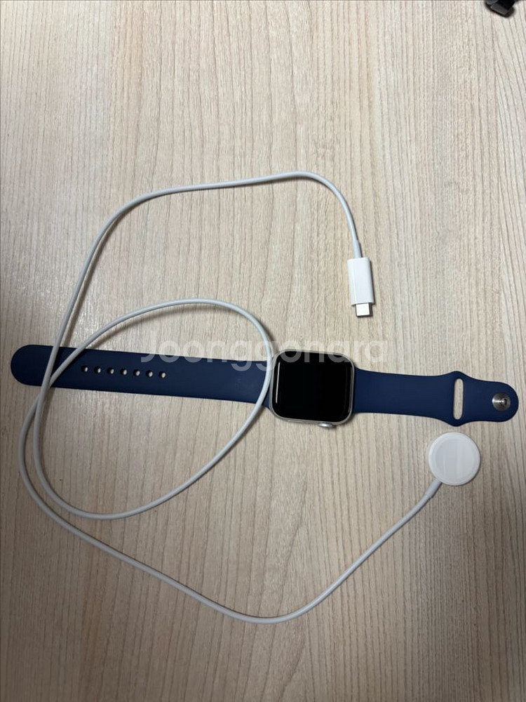 애플워치 se2 실버 44mm 100%--2