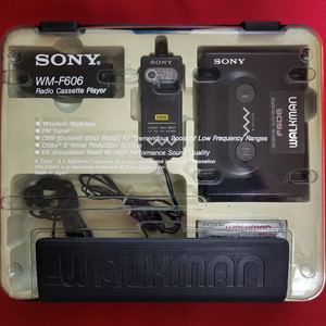 소니워크맨 WM-F606 박스셋 정크기기