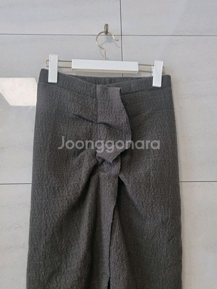 한섬 타임 TIME 포스트모던 트위드 밴딩 울 스커트--1