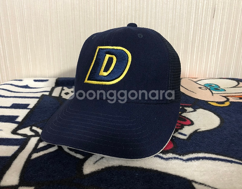 KBO 두산베어스 08시즌 선수실착 올드모자 55cm--0