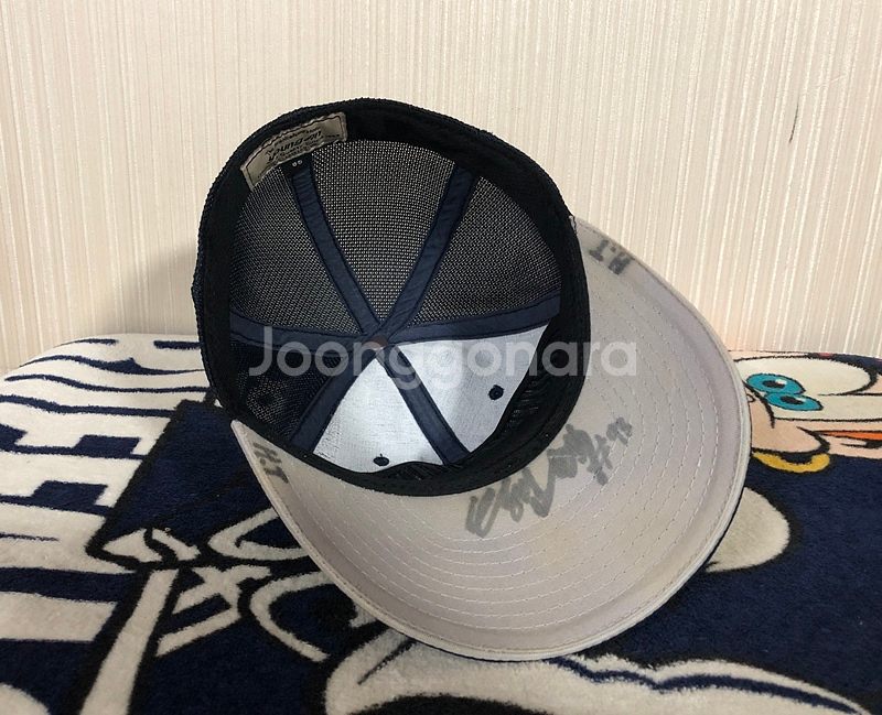 KBO 두산베어스 08시즌 선수실착 올드모자 55cm--7