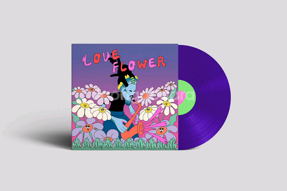 김오키 LP 러브플라워 미개봉 새제품 진수영 까데호--0