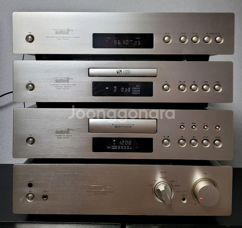 인켈 금장 AX-7RA 4단 오디오 풀세트--0