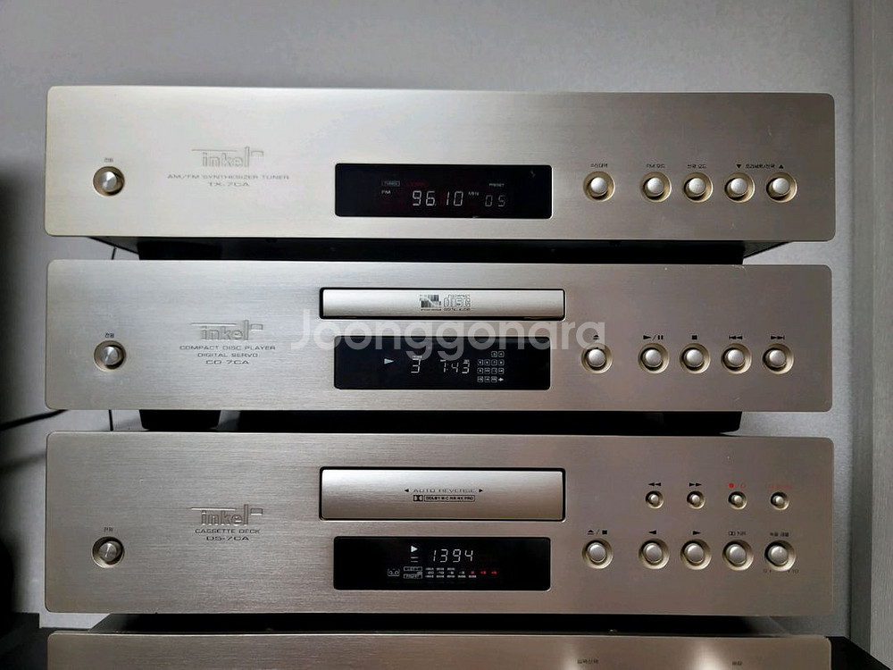 인켈 금장 AX-7RA 4단 오디오 풀세트--1